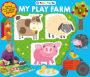 Puzzle Play Set: MY PLAY FARM: Three Chunky Books and a Giant Jigsaw Puzzle!