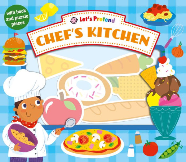 Let's Pretend Chef's Kitchen: With Book and Puzzle Pieces