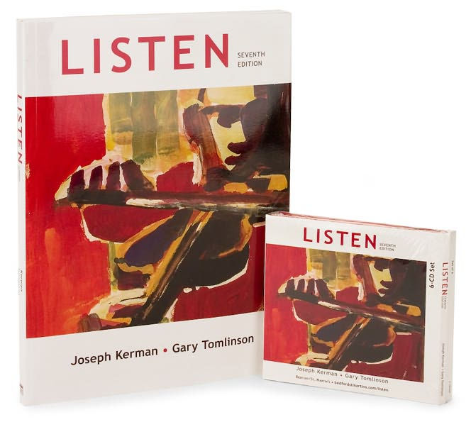 Listen & 6-CD Set to Accompany Listen / Edition 7 by Joseph Kerman ...