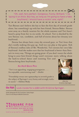 My Fake Boyfriend Is Better Than Yours By Kristina Springer Paperback Barnes Noble