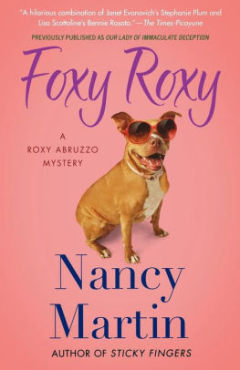 Foxy Roxy Roxy Abruzzo Series 1 By Nancy Martin Paperback Barnes Noble