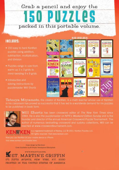 Will Shortz Presents the Puzzle Doctor: KenKen Mania: 150 Easy to Hard Logic Puzzles That Make You Smarter