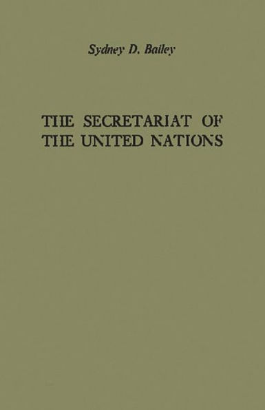 The Secretariat of the United Nations.