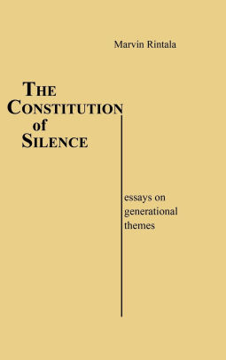Thesis Statement For Education Essay Hardcover Proposal Essay Examples also Proposal Essay Topics The Constitution Of Silence Essays On Generational Themes By Marvin Process Essay Thesis Statement