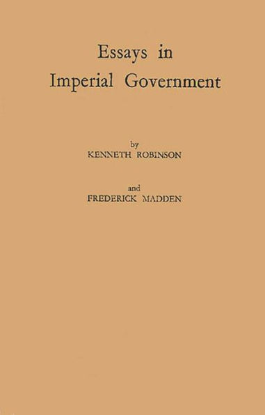 Essays in Imperial Government