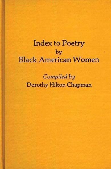 Index to Poetry by Black American Women