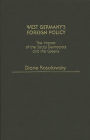 West Germany's Foreign Policy: The Impact of the Social Democrats and The Greens