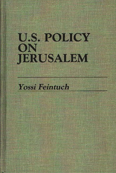 U.S. Policy on Jerusalem