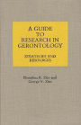 A Guide to Research in Gerontology: Strategies and Resources