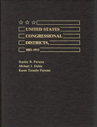 Title: United States Congressional Districts, 1883-1913, Author: Michael J. Dubin