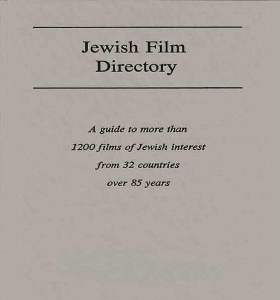 Jewish Film Directory