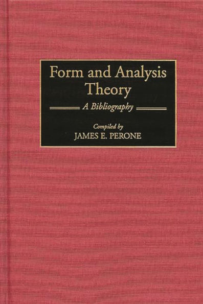 Form and Analysis Theory: A Bibliography