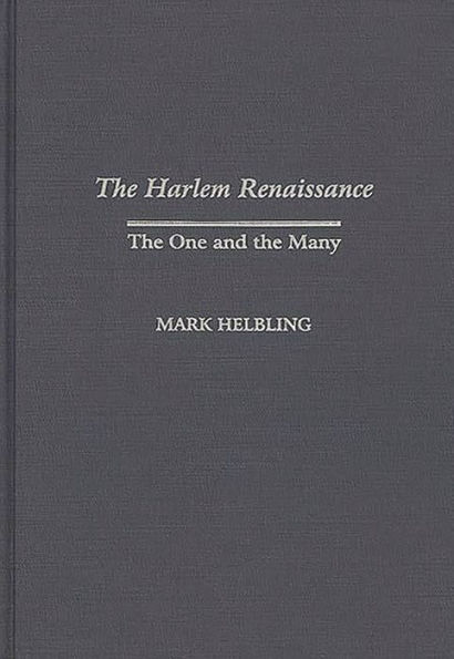 The Harlem Renaissance: The One and the Many