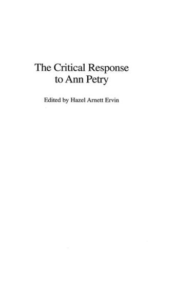 The Critical Response to Ann Petry