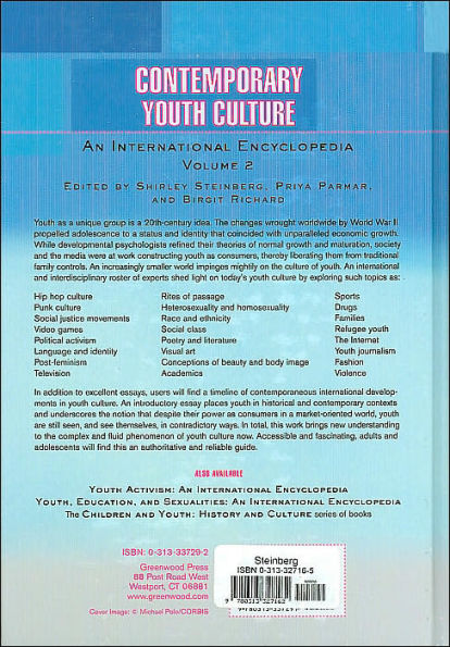 Contemporary Youth Culture [2 volumes]: An International Encyclopedia