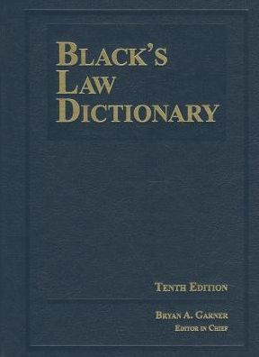 Black's Law Dictionary 10th Standard / Edition 10