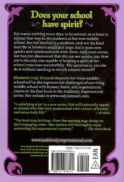 School Spirit (Suddenly Supernatural Series #1)