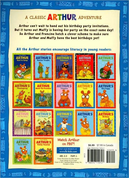 Arthur's Birthday (Arthur Adventures Series)