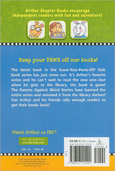 Arthur and the Scare-Your-Pants-Off Club (Arthur Chapter Book #2)