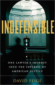 Title: Indefensible: One Lawyer's Journey into the Inferno of American Justice, Author: David Feige