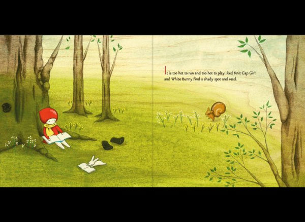 Red Knit Cap Girl and the Reading Tree