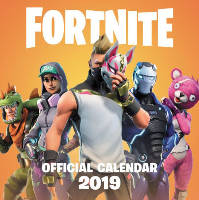 fortnite official 2019 calendar by epic games 9780316456111 item barnes noble - fortnite clearance