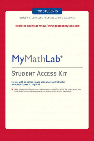 MyLab Math -- Standalone Access Card / Edition 4