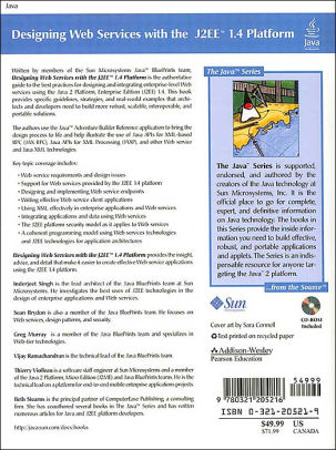 Designing Web services with the J2EE™ 1.4 platform JAX-RPC, SOAP, and XML technologies