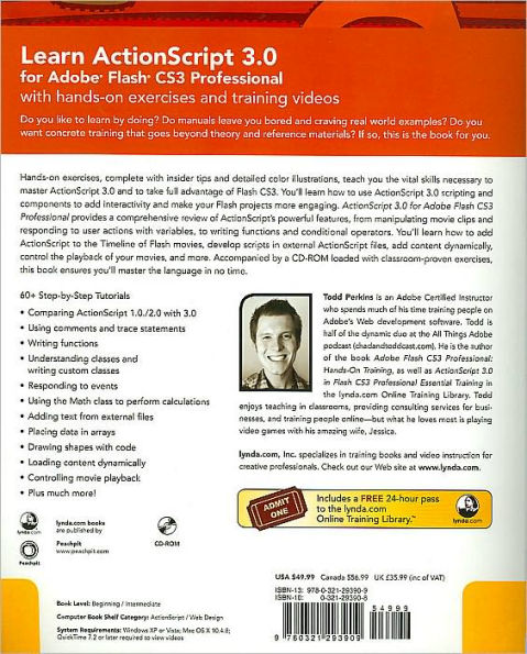 ActionScript 3 in Adobe Flash CS3 Professional Hands-On Training