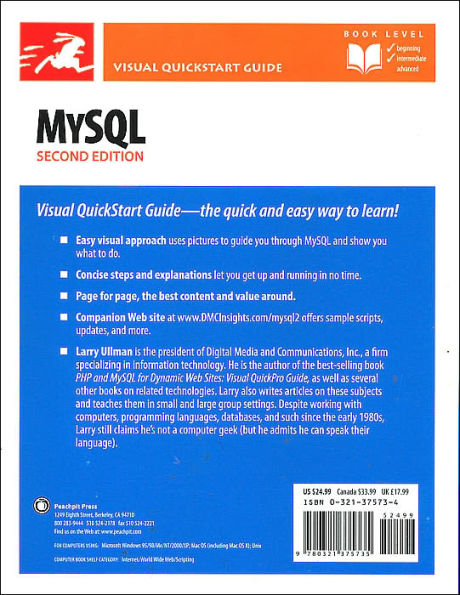 MySQL, Second Edition: Visual QuickStart Guide