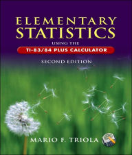 Title: Elementary Statistics / Edition 2, Author: Mario F. Triola