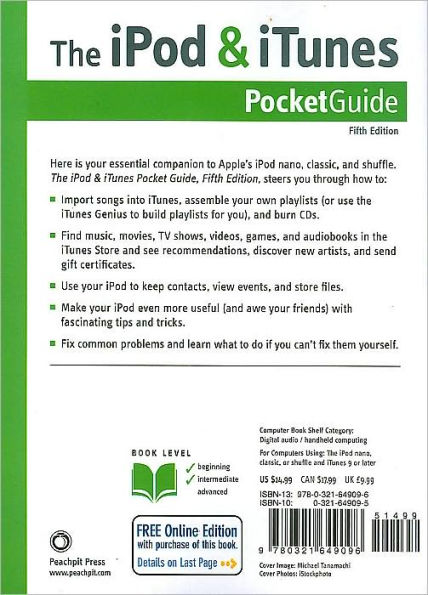 The iPod and iTunes Pocket Guide