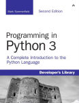 Alternative view 1 of Programming in Python 3: A Complete Introduction to the Python Language / Edition 2