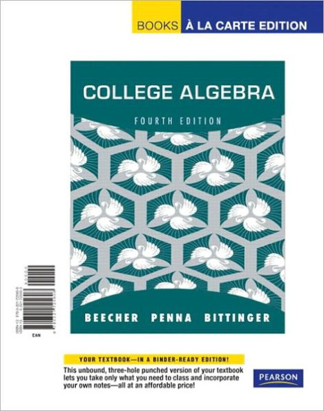 College Algebra, Books a la Carte Edition / Edition 4
