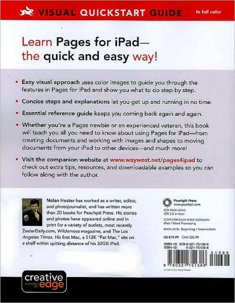 Pages for iPad: Visual QuickStart Guide