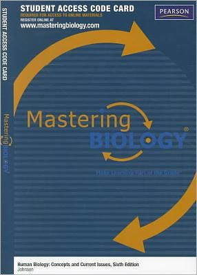 MasteringBiology -- Standalone Access Card -- for Human Biology: Concepts and Current Issues / Edition 6