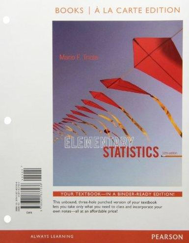 Elementary Statistics, Books a La Carte Edition / Edition 12