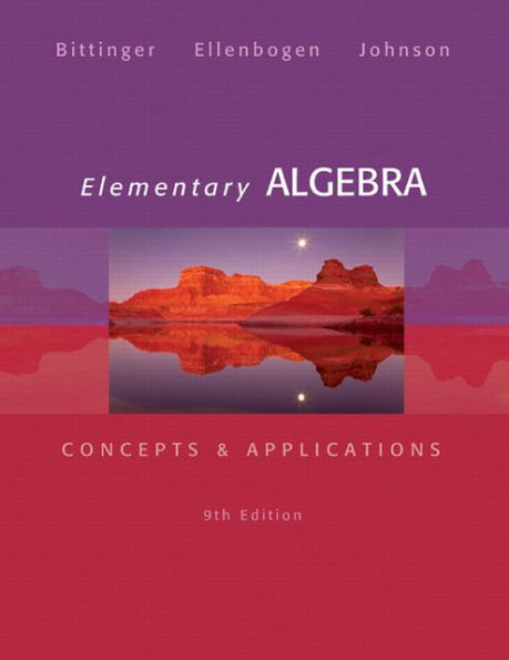 Elementary Algebra: Concepts & Applications / Edition 9 by Marvin ...