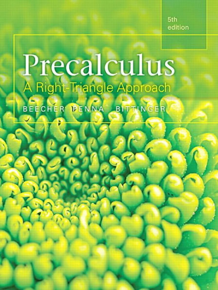 Precalculus: A Right Triangle Approach / Edition 5