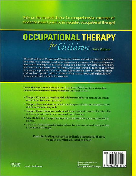 Occupational Therapy for Children / Edition 6