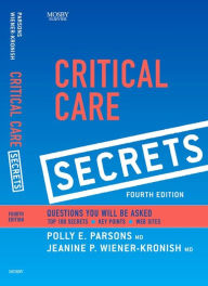 Title: Critical Care Secrets, Author: Polly E. Parsons