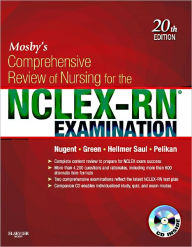 Title: Mosby's Comprehensive Review of Nursing for the NCLEX-RN® Examination / Edition 20, Author: Patricia M. Nugent RN