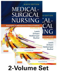 Title: Medical-Surgical Nursing - 2-Volume Set: Assessment and Management of Clinical Problems / Edition 9, Author: Sharon L. Lewis RN