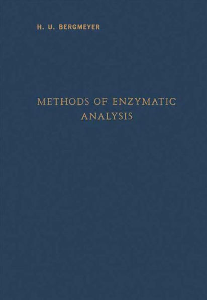 Methods of Enzymatic Analysis