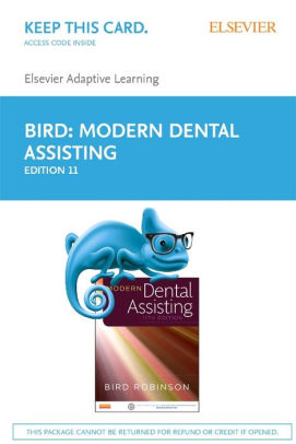 Elsevier Adaptive Learning For Modern Dental Assisting Access Code Edition 11other Format - 