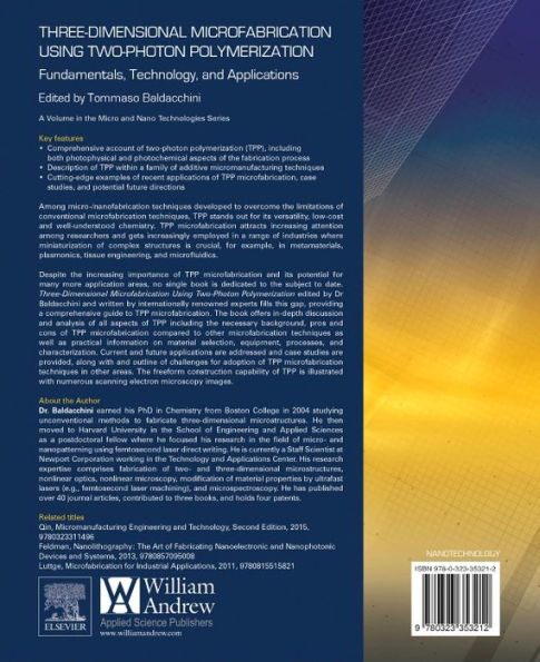 Three-Dimensional Microfabrication Using Two-Photon Polymerization: Fundamentals, Technology, and Applications