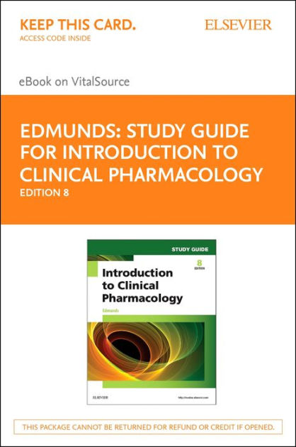 Study Guide for Introduction to Clinical Pharmacology - E-Book by ...