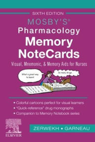It book download Mosby's Pharmacology Memory NoteCards: Visual, Mnemonic, and Memory Aids for Nurses by JoAnn Zerwekh EdD, RN, Ashley Garneau PhD, RN 9780323661911 in English PDB DJVU PDF