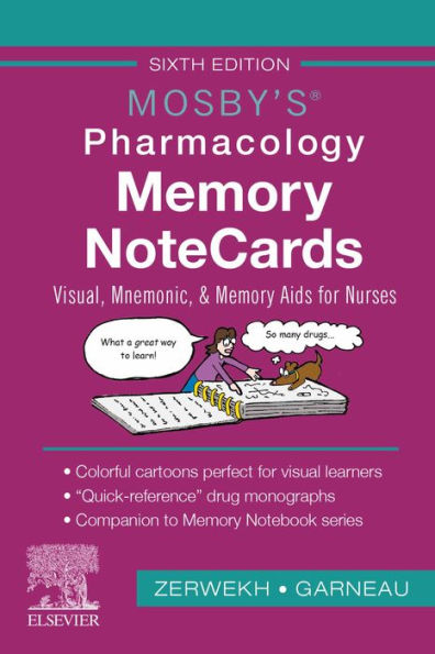 Mosby's Pharmacology Memory NoteCards - E-Book: Visual, Mnemonic, and Memory Aids for Nurses