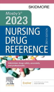 Download full books online Mosby's 2023 Nursing Drug Reference 9780323930727 by Linda Skidmore-Roth RN, MSN, NP PDF in English